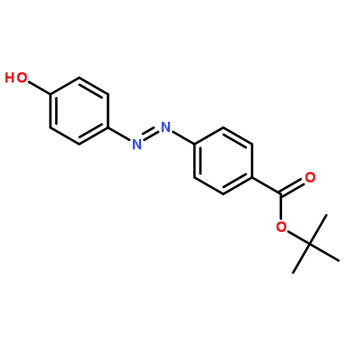 BENZOIC ACID, 4-[(4-HYDROXYPHENYL)AZO]-, 1,1-DIMETHYLETHYL ESTER