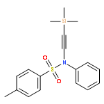 BENZENESULFONAMIDE, 4-METHYL-N-PHENYL-N-[(TRIMETHYLSILYL)ETHYNYL]-