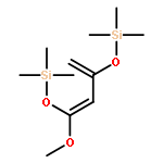 (1-methoxy-3-trimethylsilyloxybuta-1,3-dienoxy)-trimethylsilane