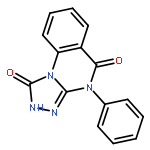 [1,2,4]Triazolo[4,3-a]quinazoline-1,5-dione, 2,4-dihydro-4-phenyl-