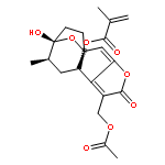 (4S,6R,7S,10R,E)-3-(acetoxymethyl)-7-hydroxy-6,10-dimethyl-2-oxo-2,4,5,6,7,8,9,10-octahydro-7,10-epoxycyclodeca[b]furan-4-yl methacrylate