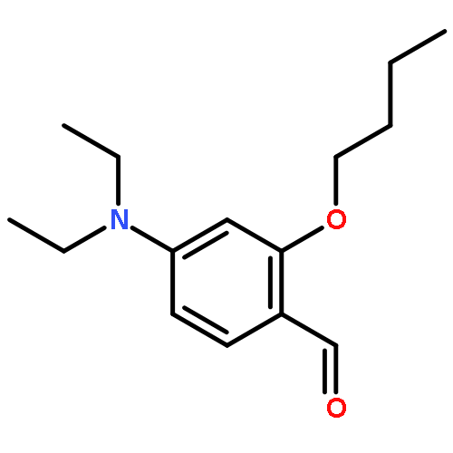 Benzaldehyde, 2-butoxy-4-(diethylamino)-