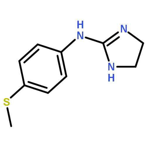 1H-Imidazol-2-amine, 4,5-dihydro-N-[4-(methylthio)phenyl]-