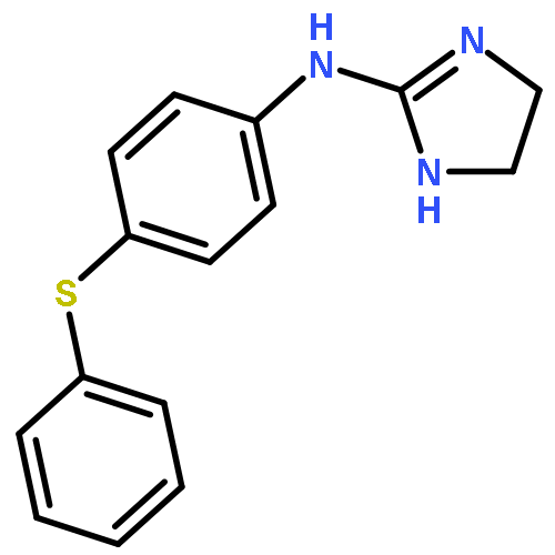 1H-Imidazol-2-amine, 4,5-dihydro-N-[4-(phenylthio)phenyl]-