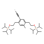 POLY[[2,5-BIS[2-[[TRIS(1-METHYLETHYL)SILYL]OXY]ETHYL]-1,4-PHENYLENE]-1,2-ETHYNEDIYL]