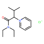 Pyridinium, 1-[1-[(diethylamino)carbonyl]-2-methylpropyl]-, chloride