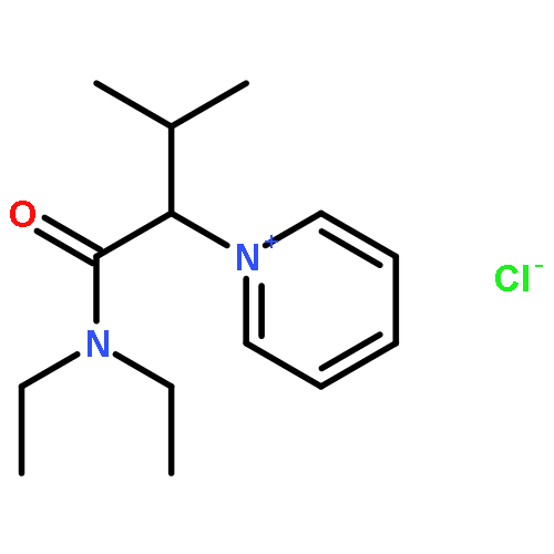 Pyridinium, 1-[1-[(diethylamino)carbonyl]-2-methylpropyl]-, chloride