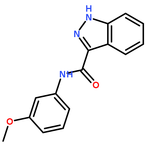 1H-INDAZOLE-3-CARBOXAMIDE, N-(3-METHOXYPHENYL)-