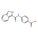 Benzoic acid, 4-[(1H-indazol-3-ylcarbonyl)amino]-