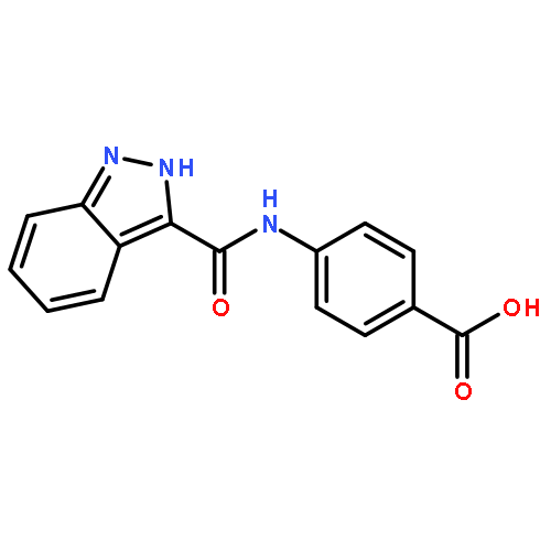 Benzoic acid, 4-[(1H-indazol-3-ylcarbonyl)amino]-