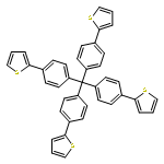 THIOPHENE, 2,2',2'',2'''-(METHANETETRAYLTETRA-4,1-PHENYLENE)TETRAKIS-