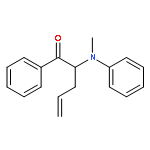 4-PENTEN-1-ONE, 2-(METHYLPHENYLAMINO)-1-PHENYL-