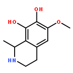 7,8-Isoquinolinediol, 1,2,3,4-tetrahydro-6-methoxy-1-methyl-