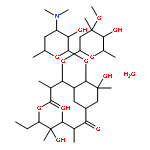 6-((4-(dimethylamino)-3-hydroxy-6-methyltetrahydro-2H-pyran-2-yl)oxy)-14-ethyl-7,12,13-trihydroxy-4-((5-hydroxy-4-methoxy-4,6-dimethyltetrahydro-2H-pyran-2-yl)oxy)-3,5,7,9,11,13-hexamethyloxacyclotetradecane-2,10-dione hydrate