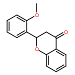 4H-1-BENZOPYRAN-4-ONE, 2,3-DIHYDRO-2-(2-METHOXYPHENYL)-