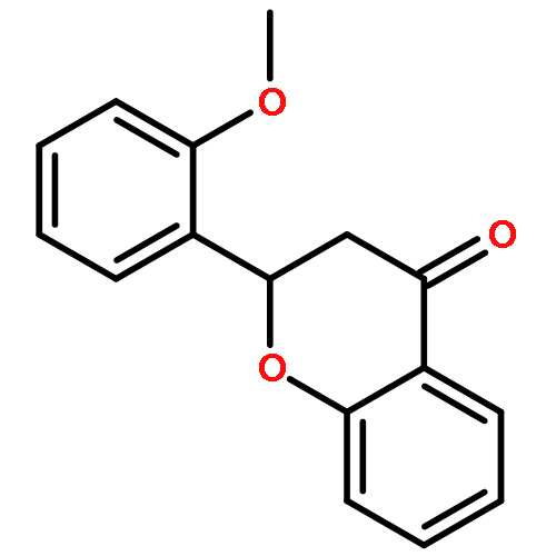 4H-1-BENZOPYRAN-4-ONE, 2,3-DIHYDRO-2-(2-METHOXYPHENYL)-