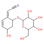 (2Z)-2-[(4S,6R)-4-hydroxy-6-[(2R,3R,4S,5R,6R)-3,4,5-trihydroxy-6-(hydroxymethyl)oxan-2-yl]oxy-1-cyclohex-2-enylidene]acetonitrile