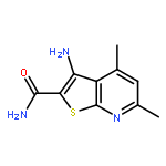 3-amino-4,6-dimethylthieno[2,3-b]pyridine-2-carboxamide