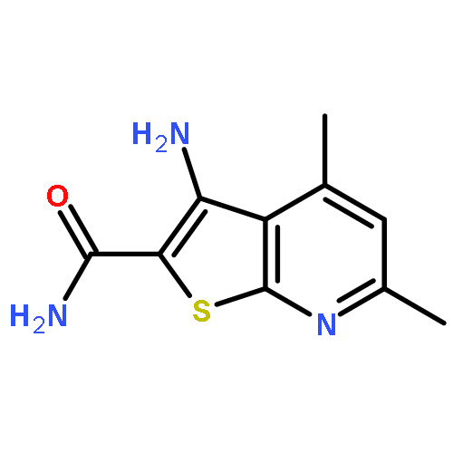 3-amino-4,6-dimethylthieno[2,3-b]pyridine-2-carboxamide