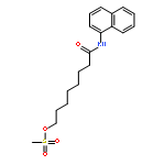 OCTANAMIDE, 8-[(METHYLSULFONYL)OXY]-N-1-NAPHTHALENYL-