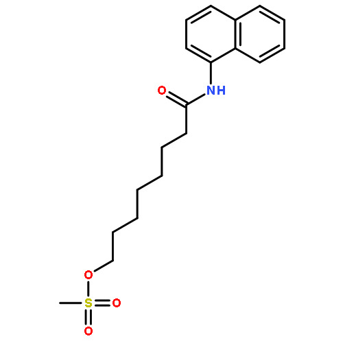 OCTANAMIDE, 8-[(METHYLSULFONYL)OXY]-N-1-NAPHTHALENYL-