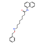 Octanamide, N-1-naphthalenyl-8-[(phenylmethoxy)amino]-