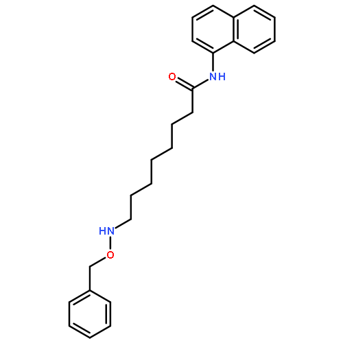 Octanamide, N-1-naphthalenyl-8-[(phenylmethoxy)amino]-