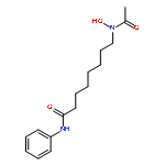 OCTANAMIDE, 8-(ACETYLHYDROXYAMINO)-N-PHENYL-