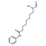 Octanamide, 8-(formylhydroxyamino)-N-phenyl-