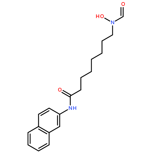 Octanamide, 8-(formylhydroxyamino)-N-2-naphthalenyl-