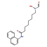 OCTANAMIDE, 8-(FORMYLHYDROXYAMINO)-N-1-NAPHTHALENYL-