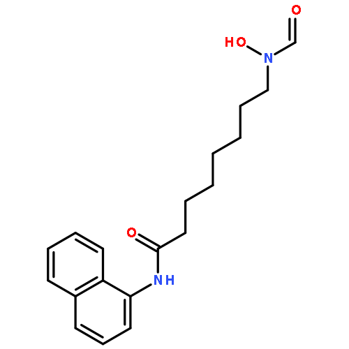 OCTANAMIDE, 8-(FORMYLHYDROXYAMINO)-N-1-NAPHTHALENYL-