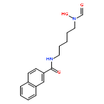 2-Naphthalenecarboxamide, N-[5-(formylhydroxyamino)pentyl]-