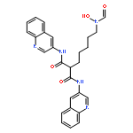 Propanediamide, 2-[5-(formylhydroxyamino)pentyl]-N,N'-di-3-quinolinyl-