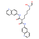 PROPANEDIAMIDE, 2-[5-(FORMYLHYDROXYAMINO)PENTYL]-N,N'-DI-6-QUINOLINYL-