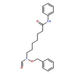 HEPTANAMIDE, 7-[FORMYL(PHENYLMETHOXY)AMINO]-N-PHENYL-