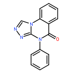 [1,2,4]Triazolo[4,3-a]quinazolin-5(4H)-one, 4-phenyl-