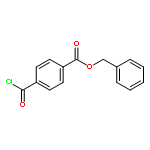 Benzoic acid, 4-(chlorocarbonyl)-, phenylmethyl ester