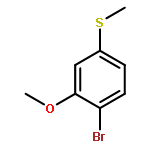 Benzene, 1-bromo-2-methoxy-4-(methylthio)-