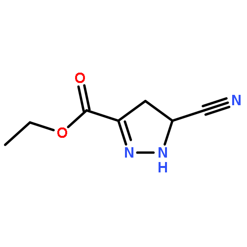 1H-Pyrazole-3-carboxylicacid, 5-cyano-4,5-dihydro-, ethyl ester