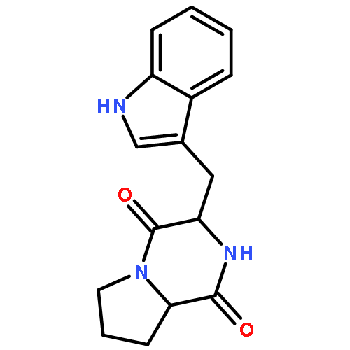 3-indol-3-ylmethyl-hexahydro-pyrrolo[1,2-a]pyrazine-1,4-dione