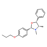 OXAZOLIDINE, 3,4-DIMETHYL-5-PHENYL-2-(4-PROPOXYPHENYL)-, (2S,4S,5R)-