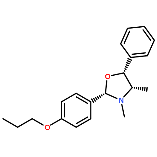 OXAZOLIDINE, 3,4-DIMETHYL-5-PHENYL-2-(4-PROPOXYPHENYL)-, (2S,4S,5R)-