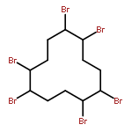 Cyclododecane, 1,2,5,6,9,10-hexabromo-, (1R,2R,5S,6R,9R,10S)-