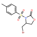 2-Oxazolidinone, 4-(bromomethyl)-3-[(4-methylphenyl)sulfonyl]-