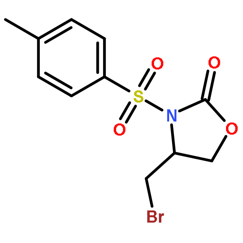 2-Oxazolidinone, 4-(bromomethyl)-3-[(4-methylphenyl)sulfonyl]-