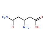 Pentanoic acid, 3,5-diamino-5-oxo-