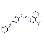 N-[(4-nitronaphthalen-1-yl)diazenyl]-4-phenyldiazenylaniline