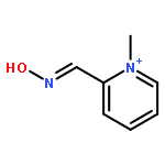 Pyridinium,2-[(hydroxyimino)methyl]-1-methyl-