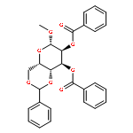 a-D-Glucopyranoside, methyl4,6-O-(phenylmethylene)-, dibenzoate (9CI)